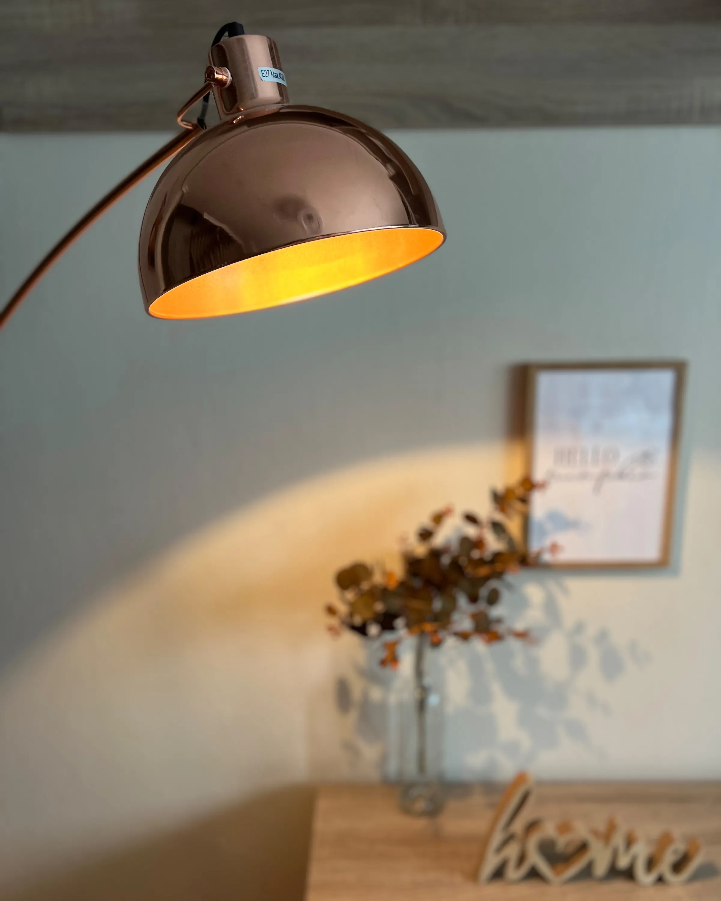 Staande lamp DINTEL Metaal Koper
