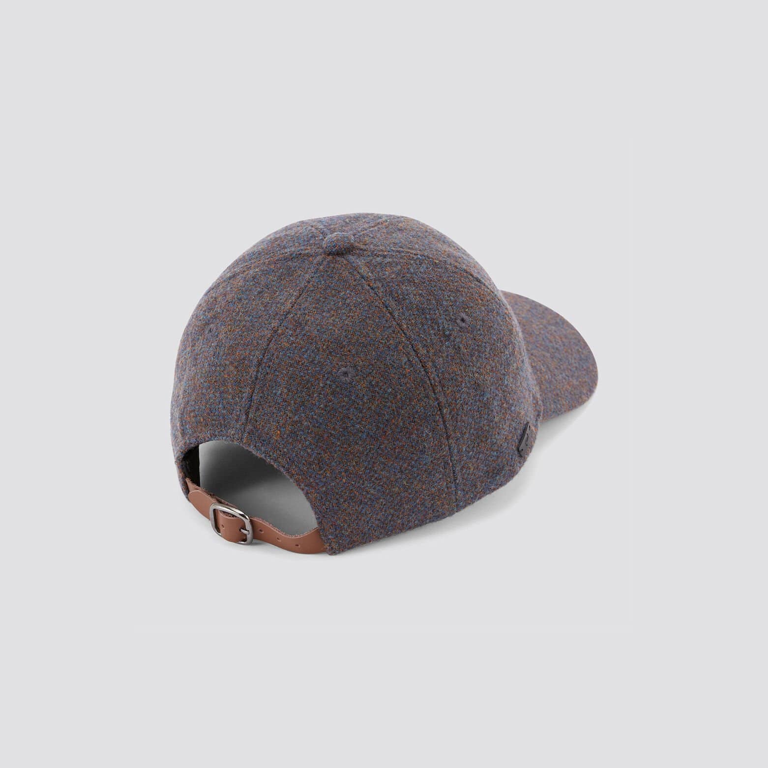 Casquette en flanelle Bleu moyen
