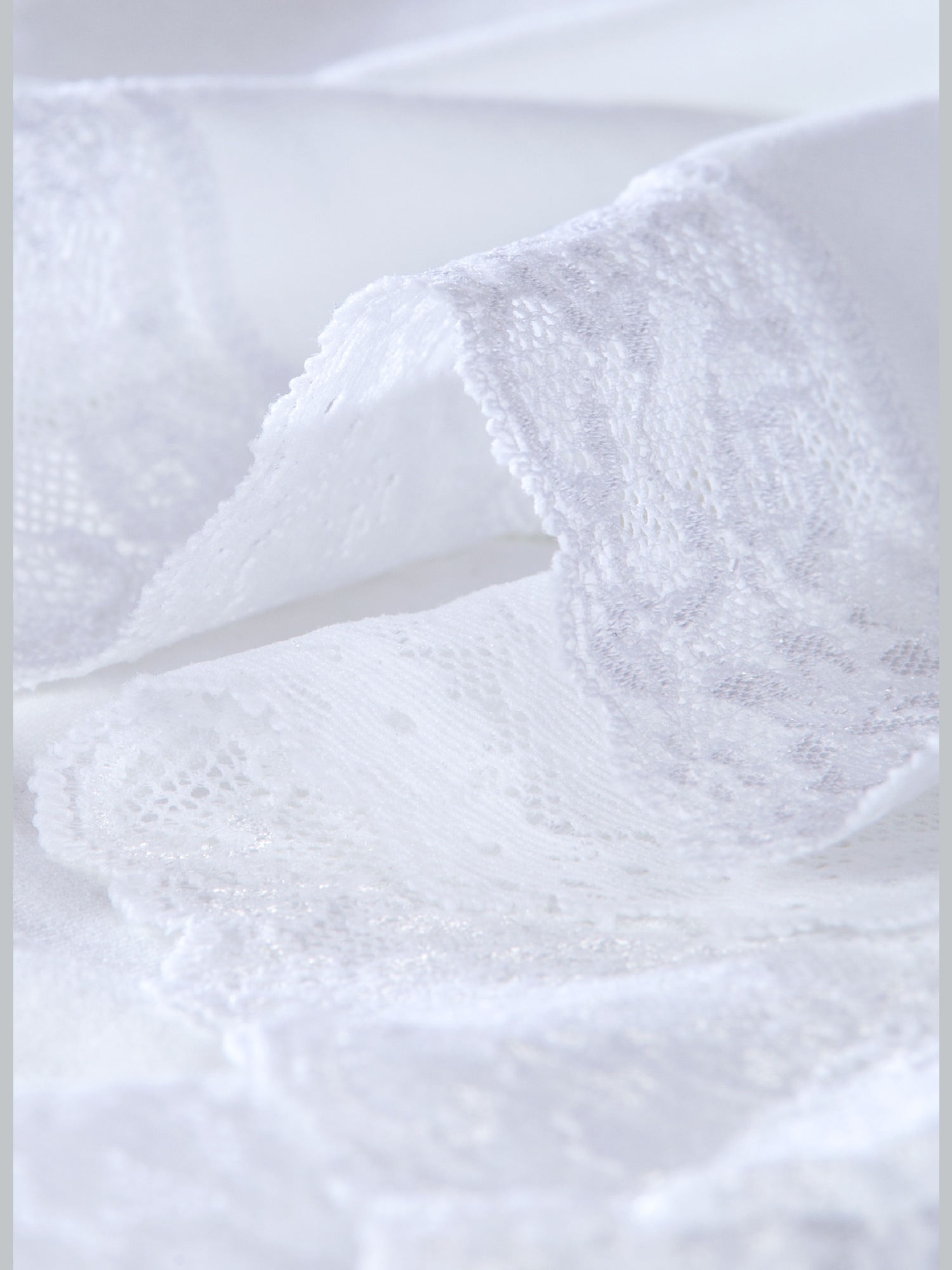 Slip mit Spitze Weiss