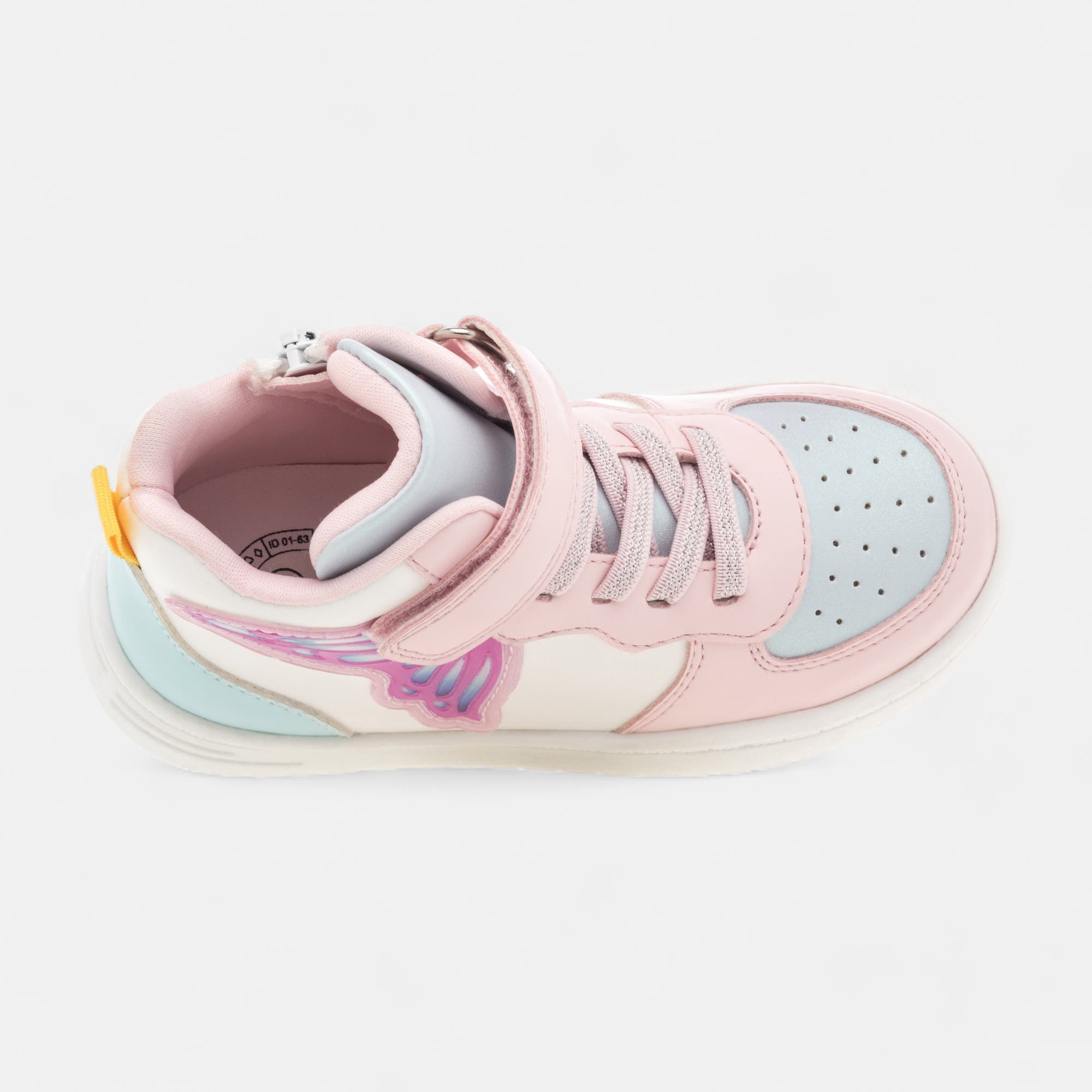 Baskets hautes Fille blanc