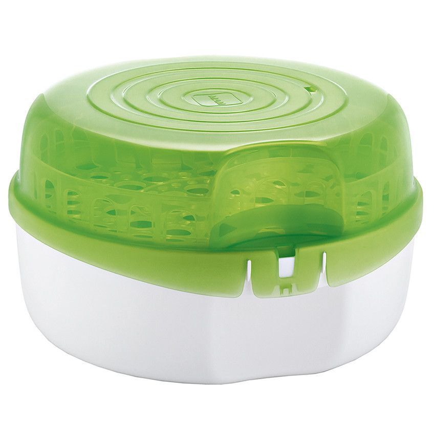 Stérilisateur micro-ondes - Vert/Blanc - Doré