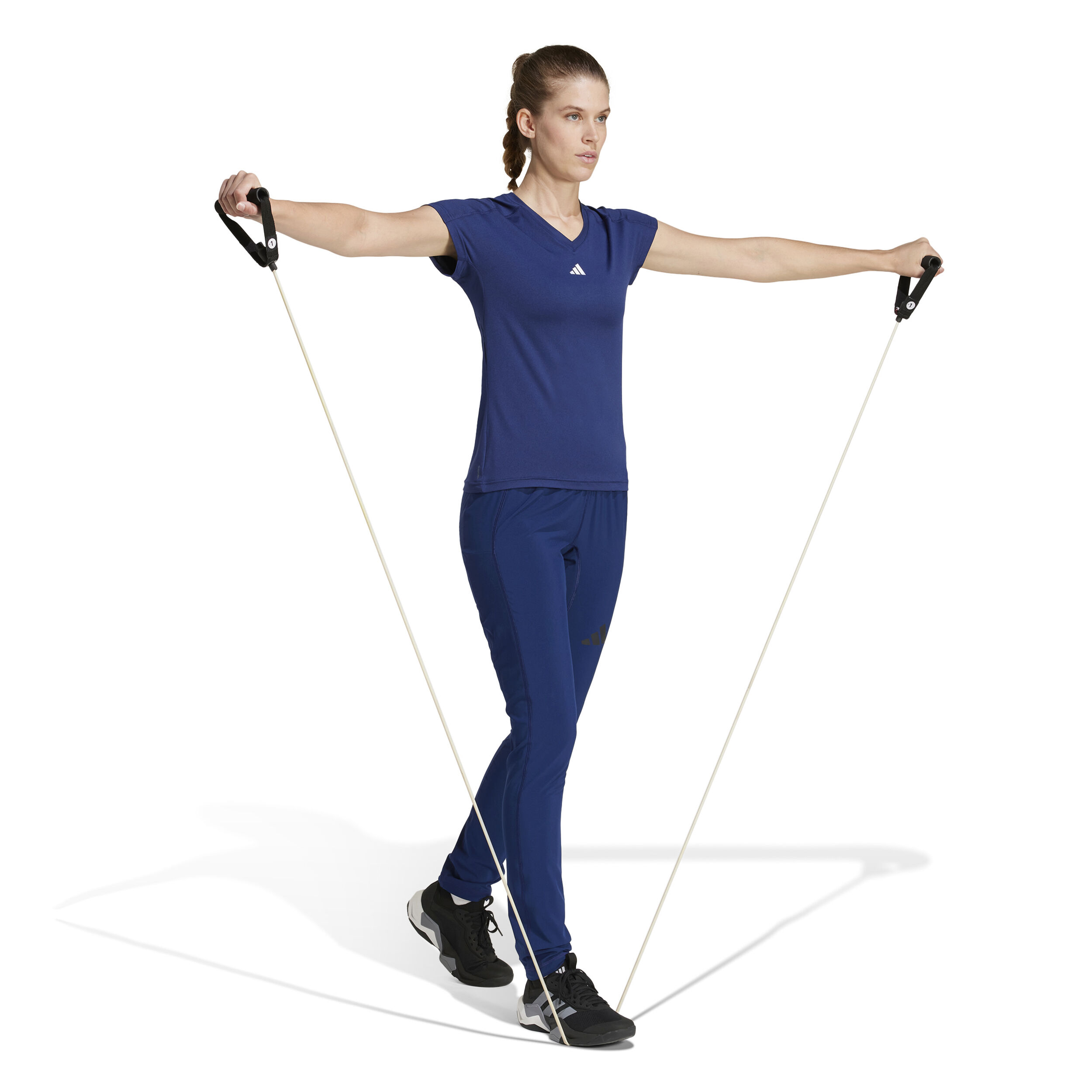 adidas Training Essentials T-shirt Femmes - Bleu Foncé