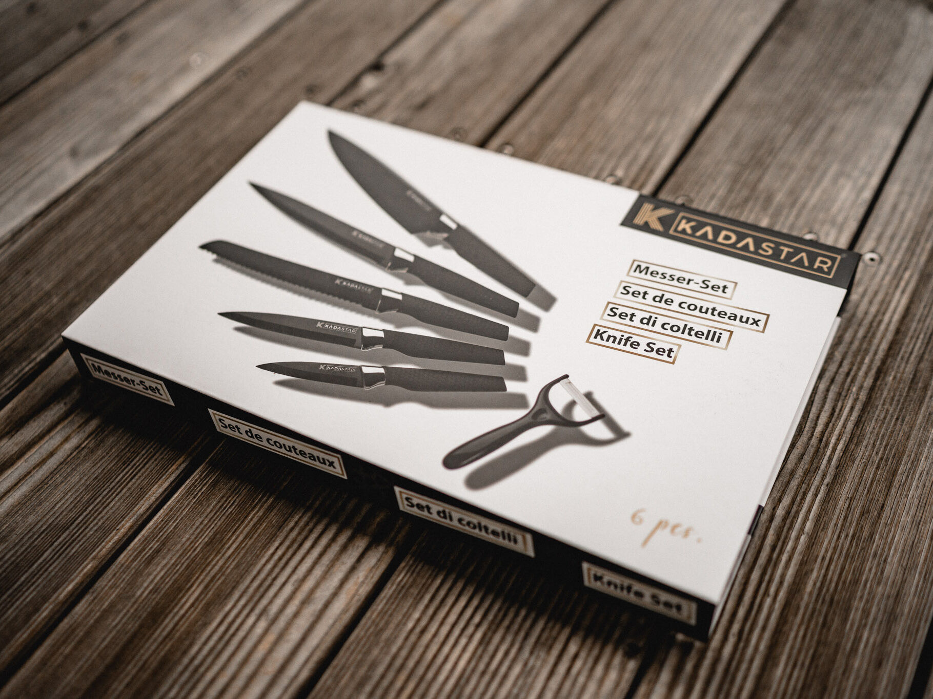 Messer-Set Premium black 6-teilig