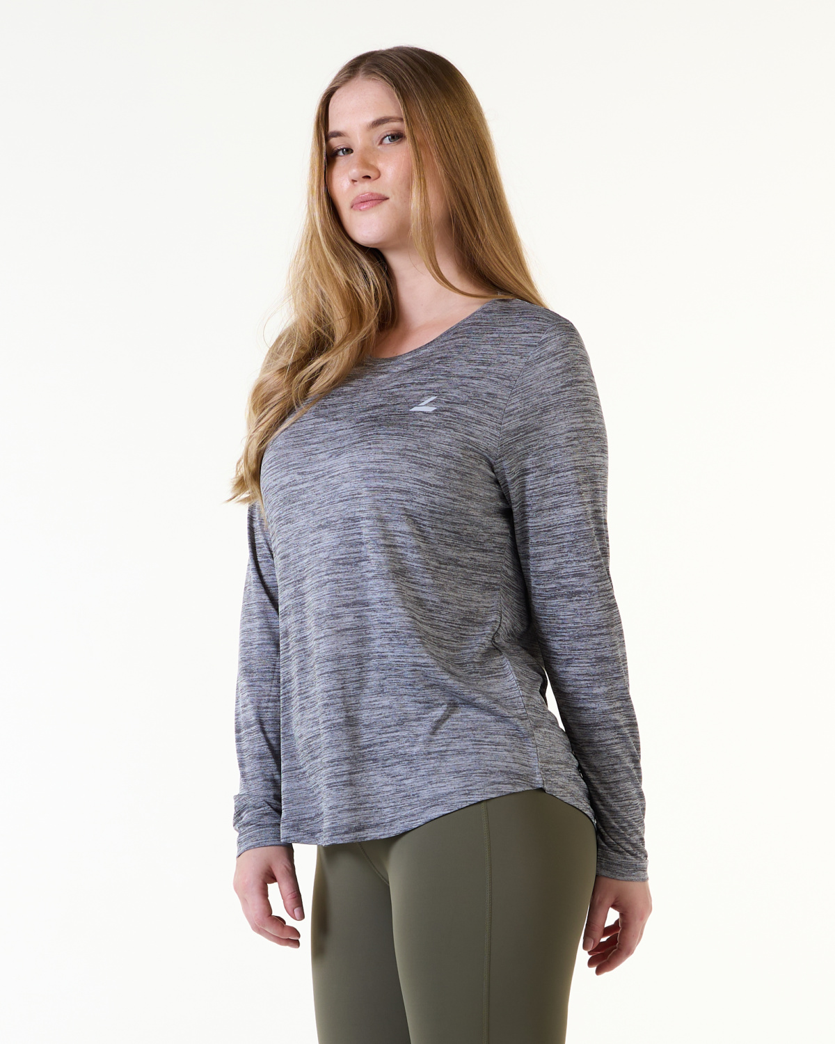 LEVITY Essential Marl Long Sleeve Grey Marl