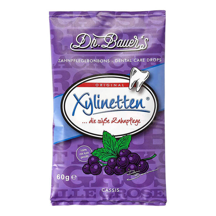 Xylinetten Cassis Bonbons, 60 g