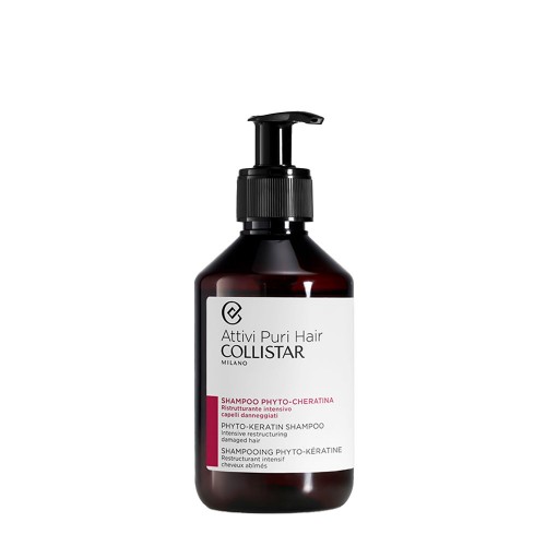 Collistar Attivi Puri Hair Shampoo Phyto-Keratin Reestruturação Intensiva 250ml