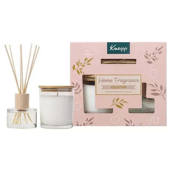 Conjunto de presente da coleção de fragrâncias para casa Kneipp