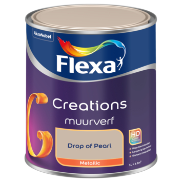 Flexa creations muurverf drop of pearl metallic 1 liter