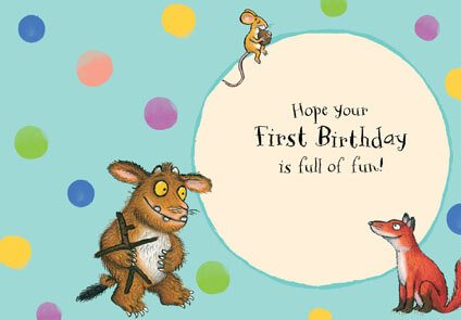Age 1 Gruffalo's Child Card