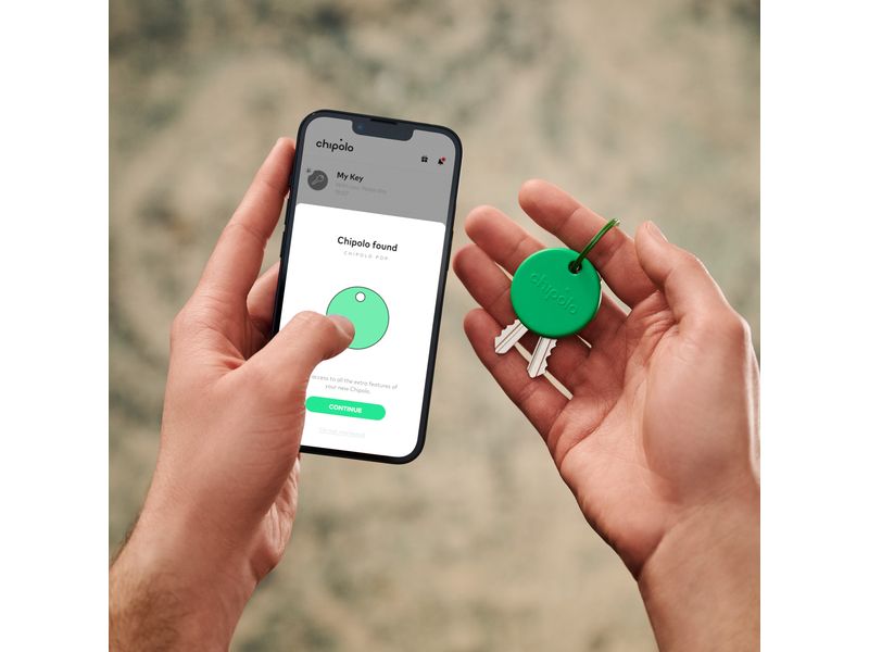 Chipolo Schlüsselfinder POP Grün Wasserresistenter Keyfinder