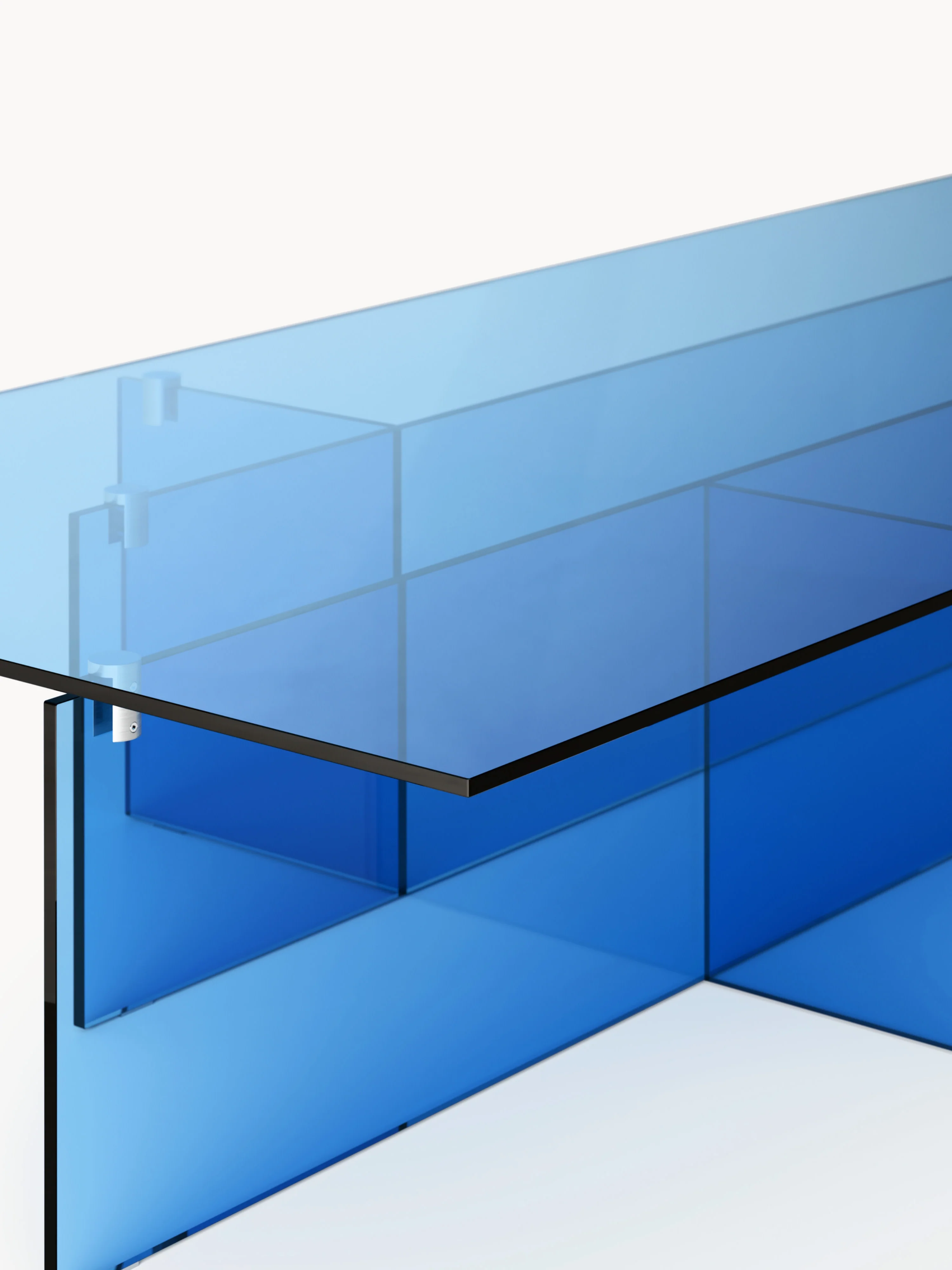 Grote glazen salontafel Anouk, B 160 cm