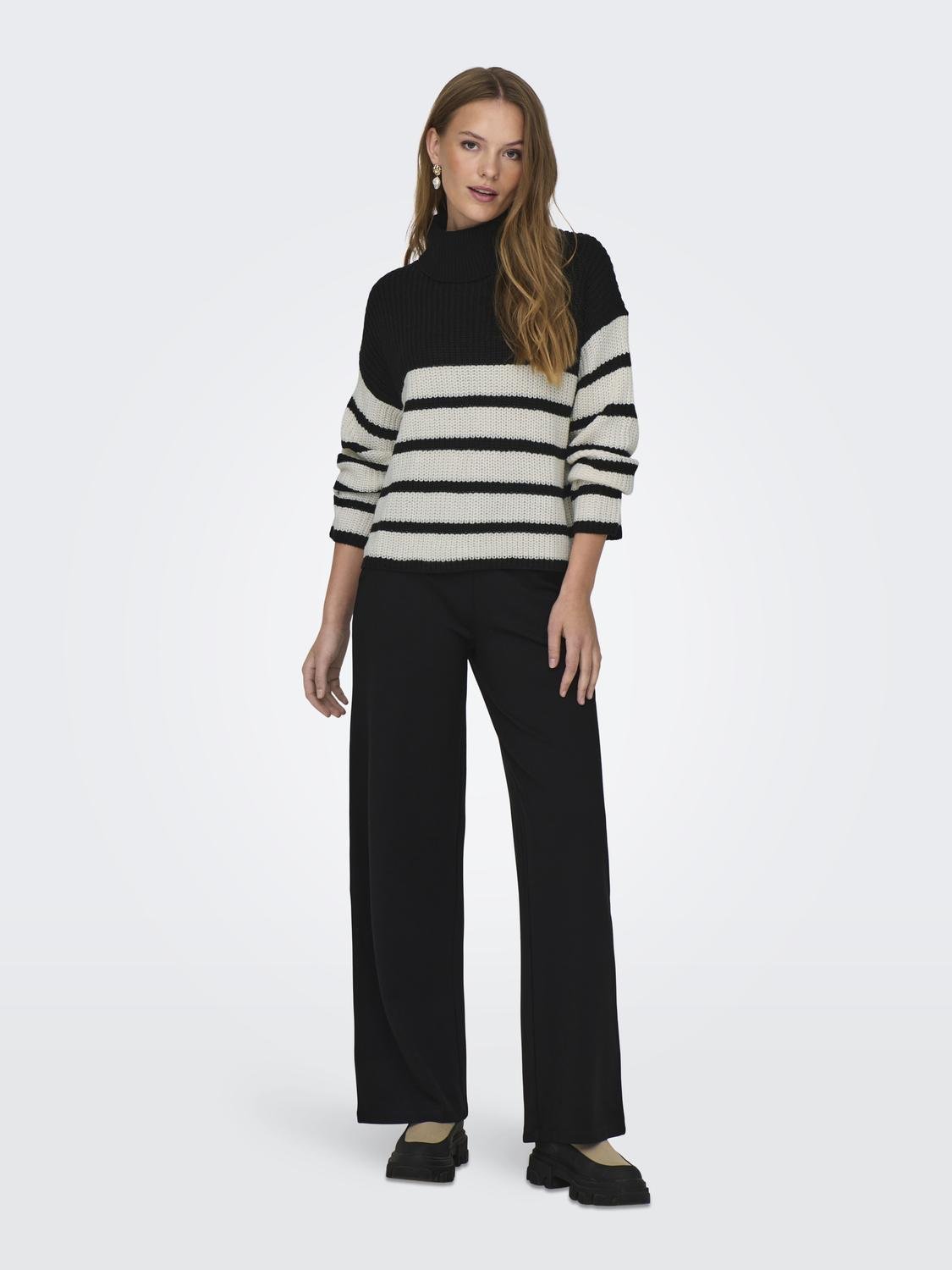 JDYJUSTY Strickpullover Black