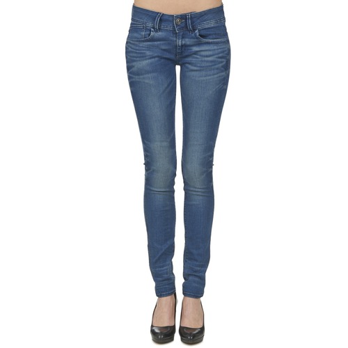 G-Star Raw - LYNN MID SKINNY - Bleu