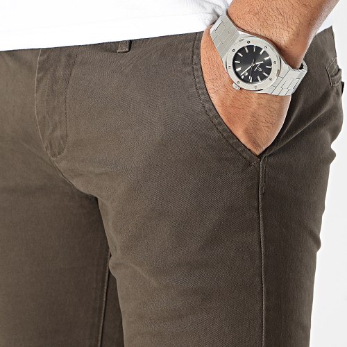 Pantalon Chino Marron Foncé