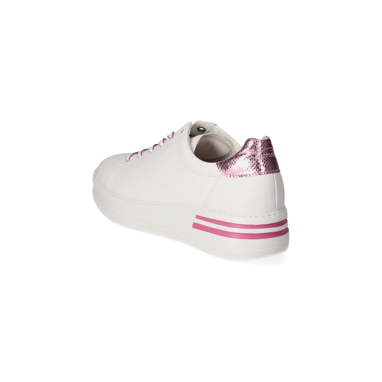 Gabor Low Sneaker - weiss/rose