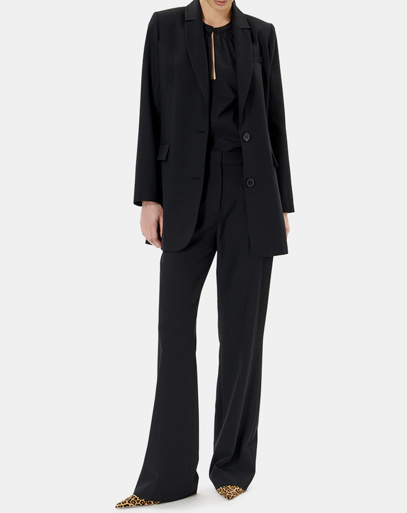 Zapa Veste en Laine mélangée Victorine noire