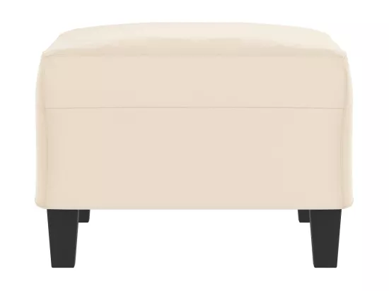 Repose-pied Beige 70x55x41 cm Tissu microfibre