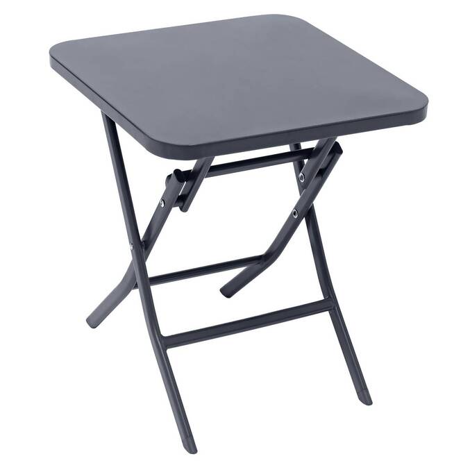 Table d'appoint de jardin carré GREENSBORO Graphite
