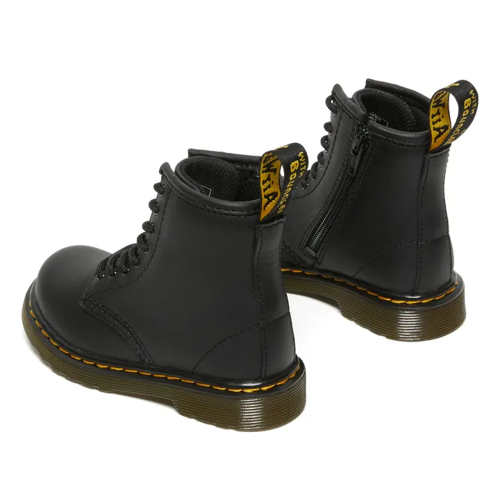 Dr Martens Boots à Lacets 1460 Cuir Lisse | Noir