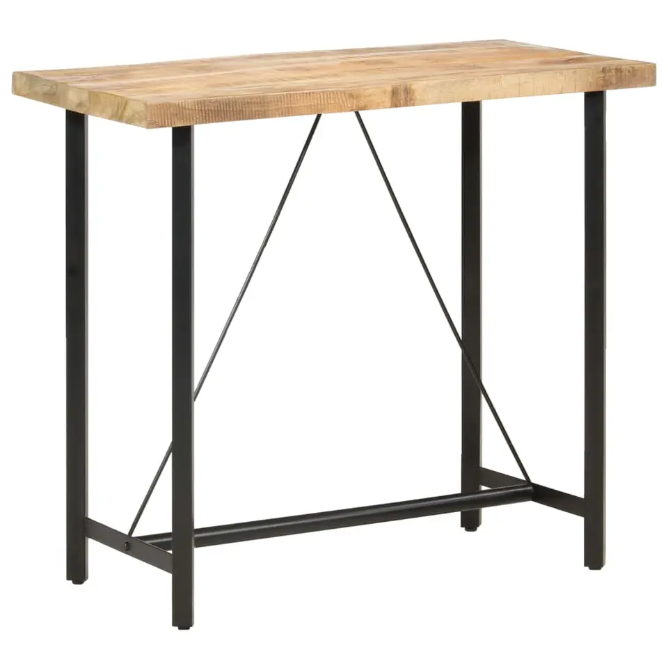 vidaXL - Bartafel - Bruin - Hout - 120 x 58 x 107 cm