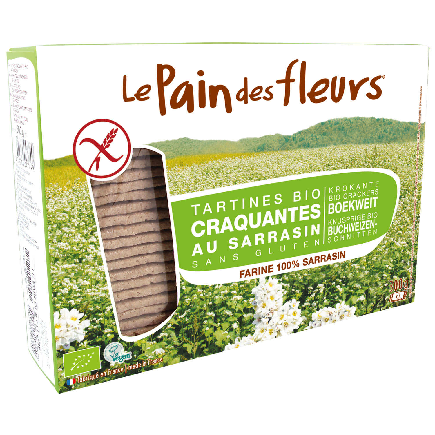 Le Pain des Fleurs au sarrasin bio - sans gluten