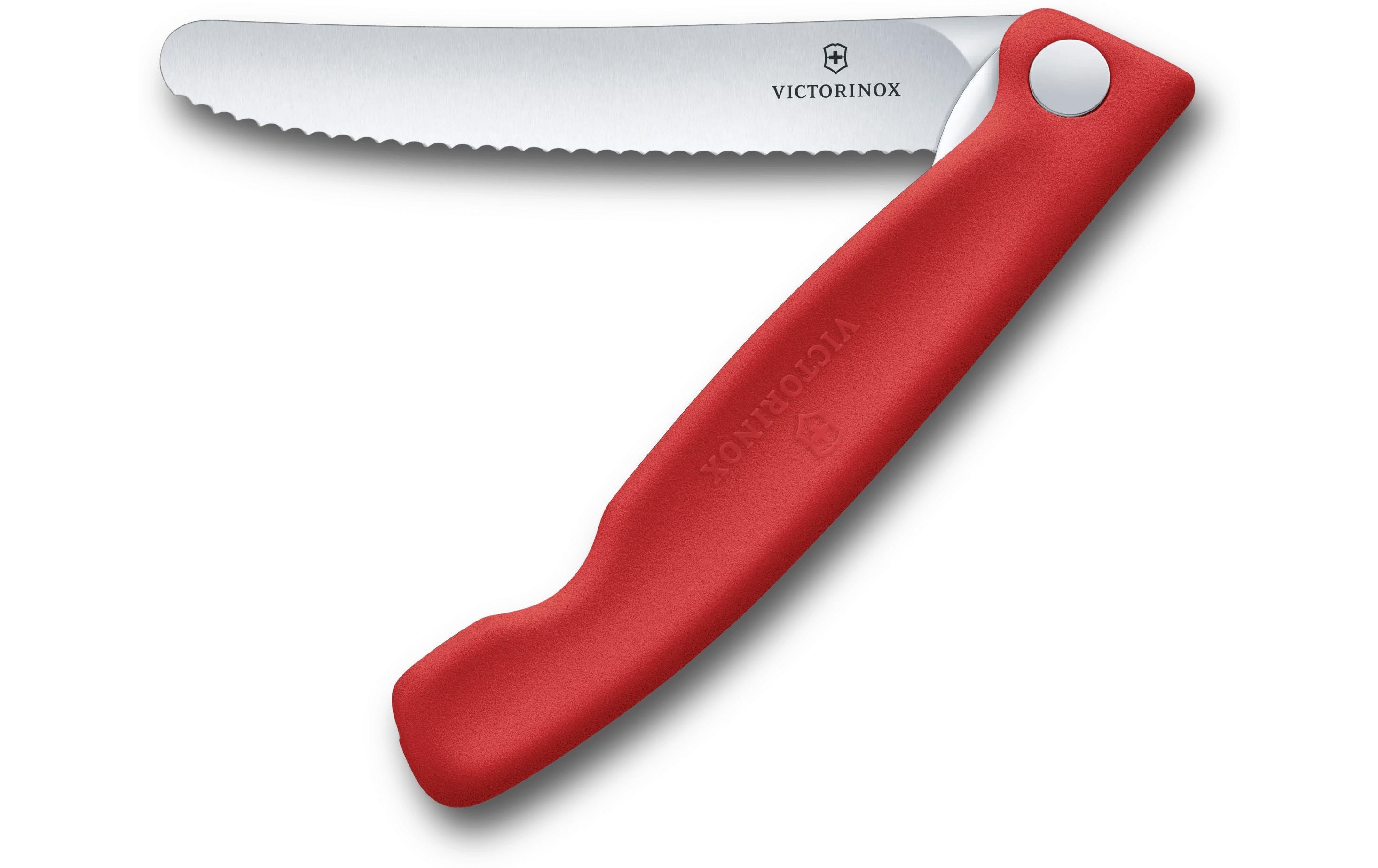 Picknickmesser Swiss Classic, 11 cm, RotLeichtes, faltbares Gemüsemesser