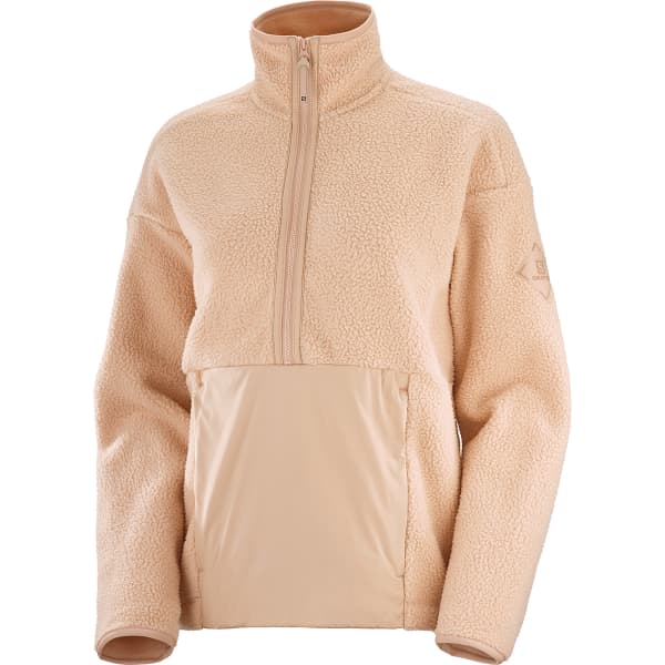 Sweat polaire randonnée SALOMON SNOWSHELTER TEDDY HZ W SIROCCO/HEATHER