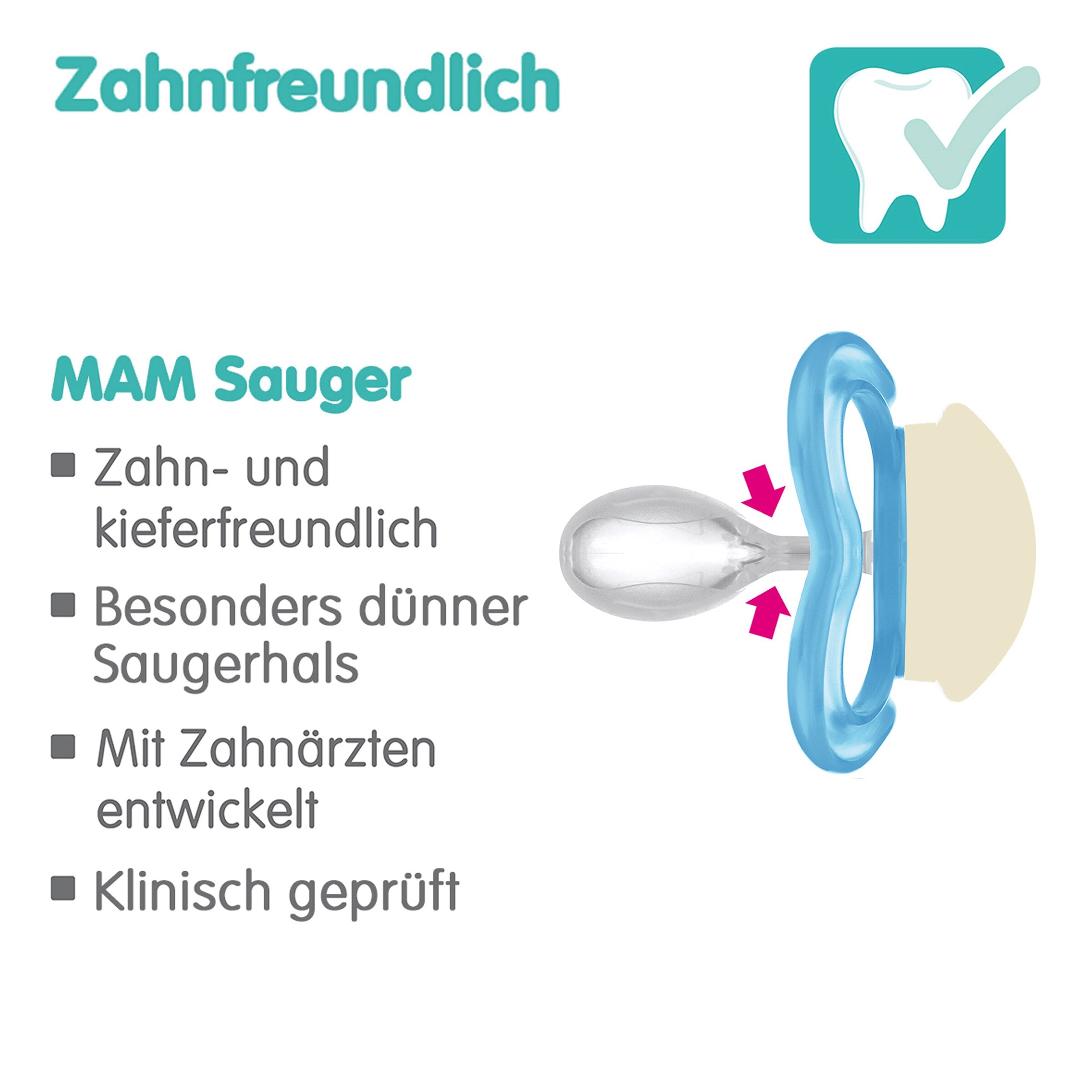 MAM 2er-Pack Schnuller Supreme Night Silikon, 6-16M uni