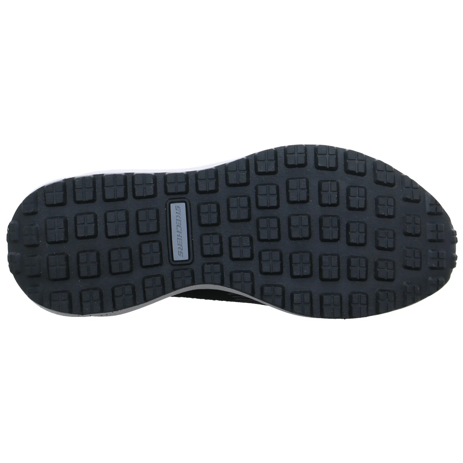 SKECHERS Halbschuh-Schlüpfer Schwarz Synthetik