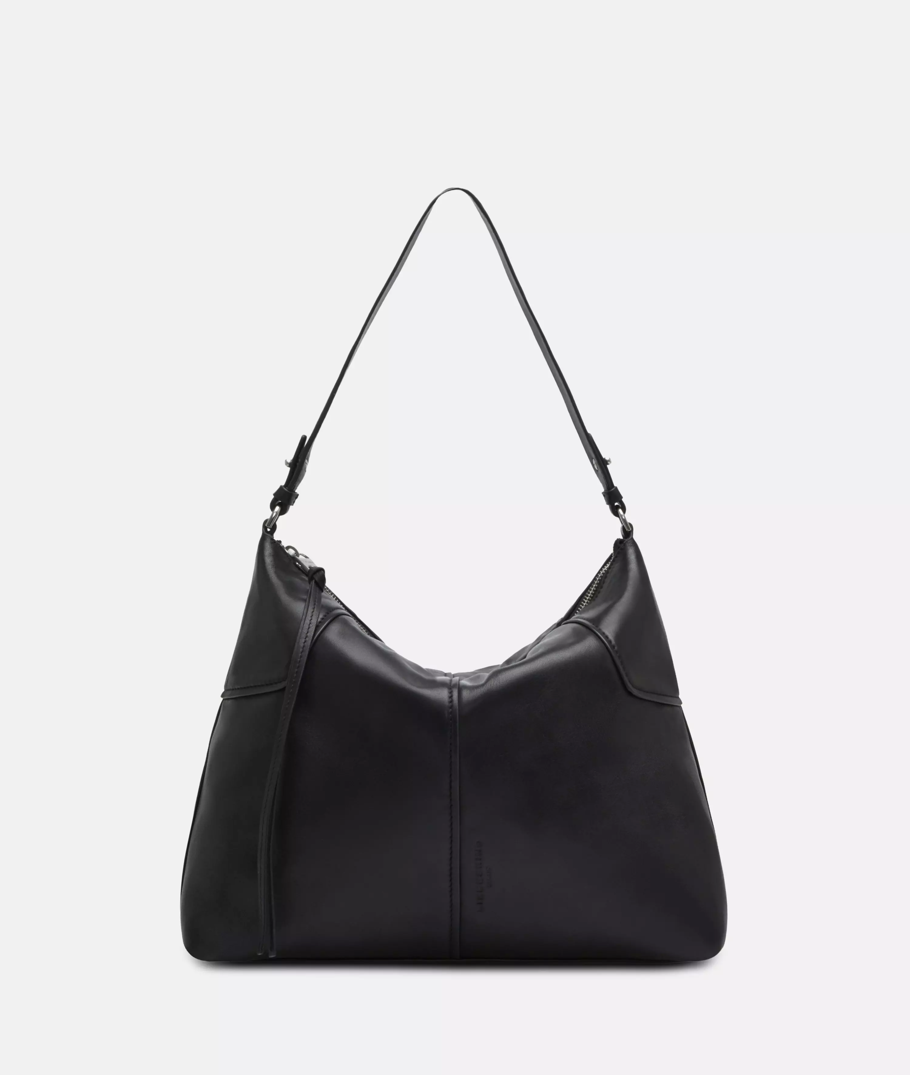 Mila Hobo M Spacious sheepskin shoulder bag