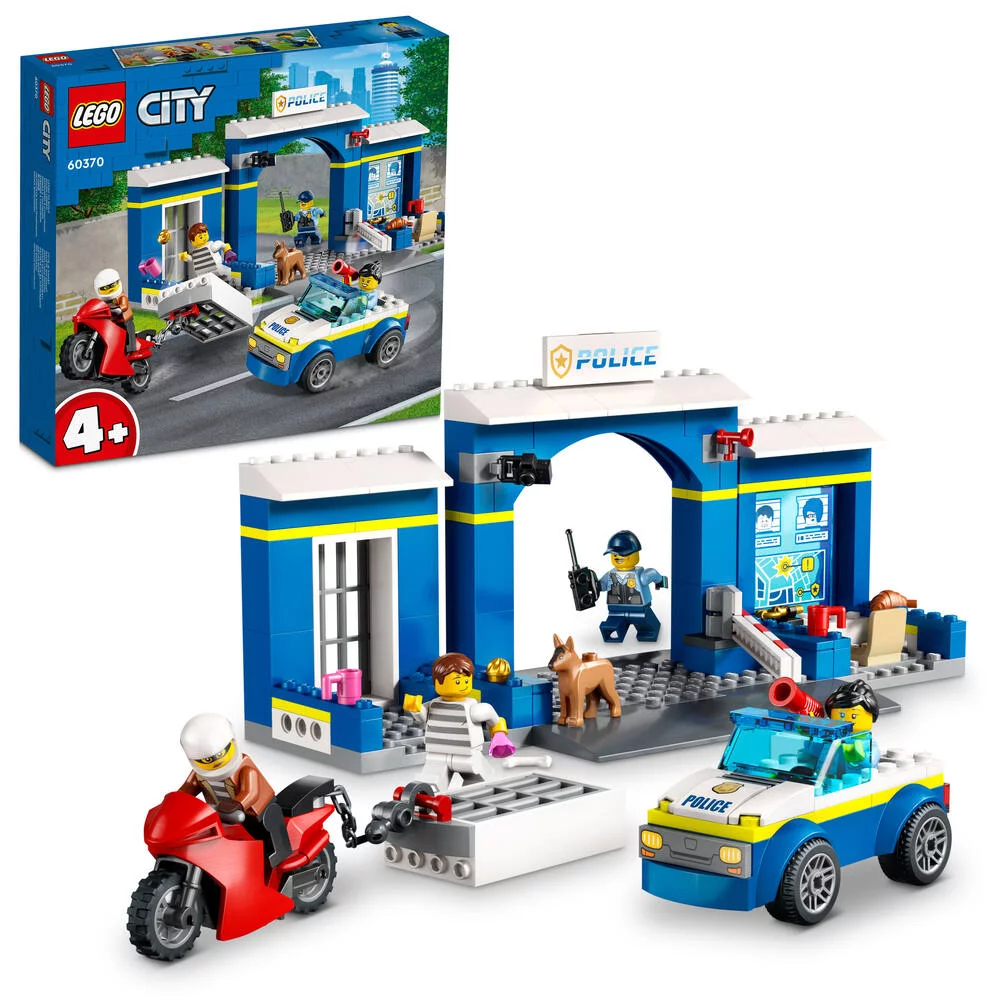 LEGO®CITY 60370 - LA COURSE-POURSUITE AU POSTE DE POLICE