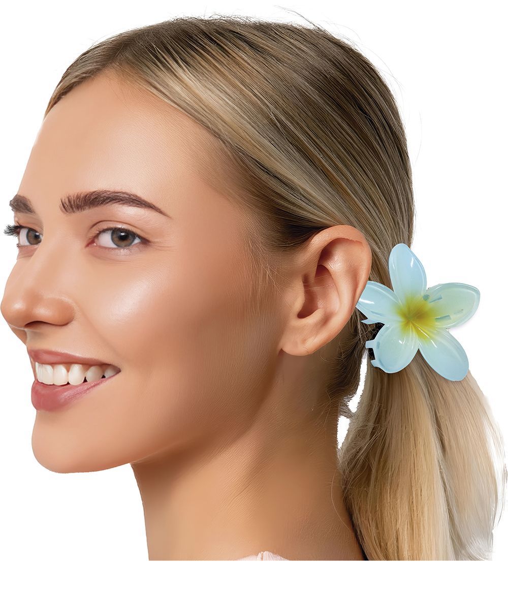 Bloem Haarclip Blauw