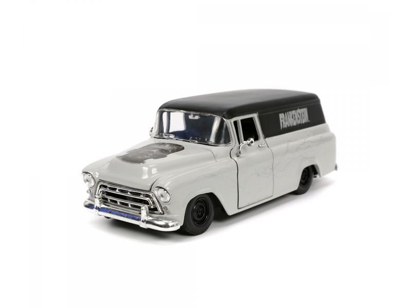 Jada Toys Chevy Suburban Frankenstein 1:24 1957 Chevy Suburban mit Frankenstein Figur