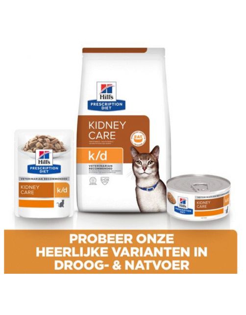 Hill's Prescription Diet K\/D Kidney Care Zak Tonijn - Kattenvoer