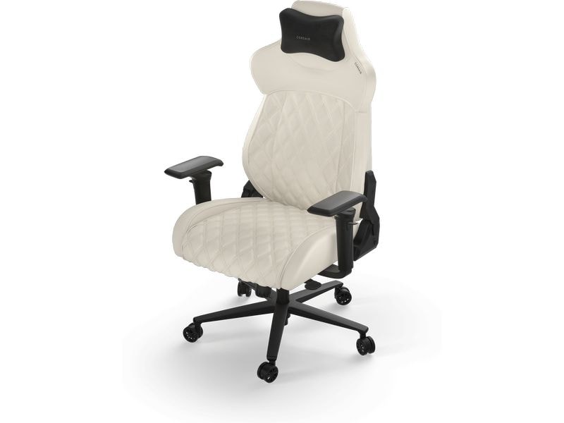 Corsair Gaming-Stuhl TC500 Luxe Frost Ergonomischer Racing-Gaming-Stuhl mit einer Belastbarkeit von bis zu 120 kg