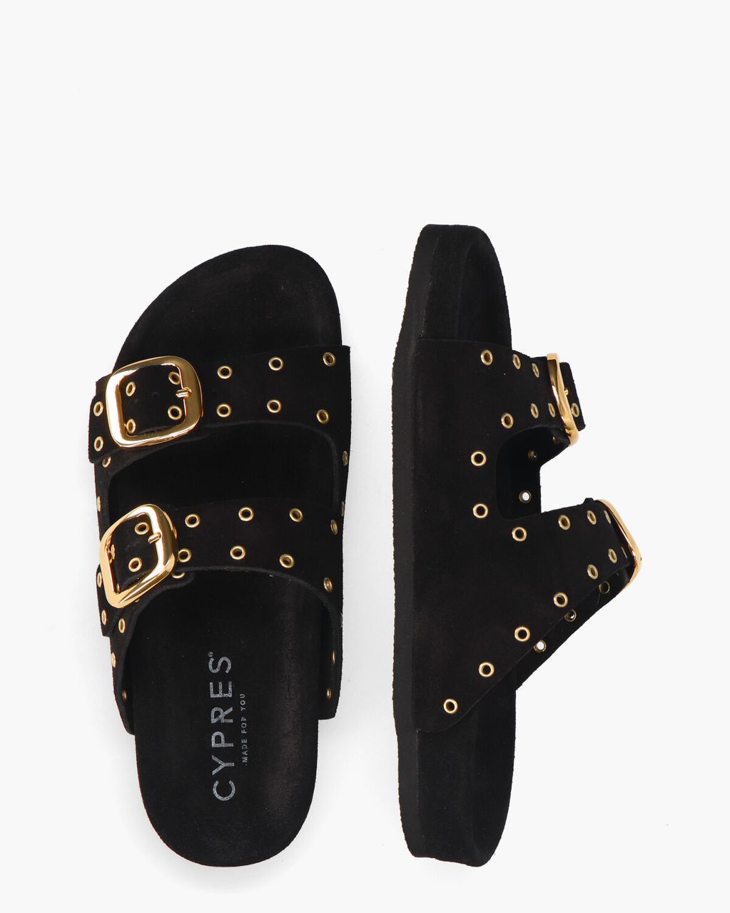 Cypres Willianne Zwart Damesslippers
