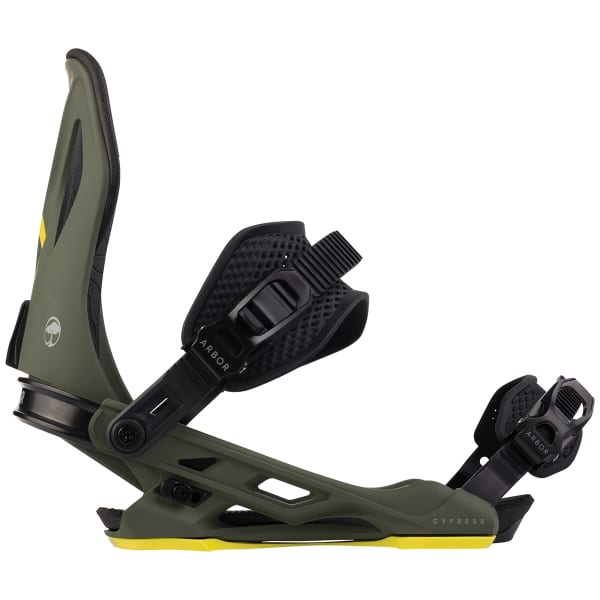 Fixation snowboard ARBOR CYPRESS GREEN/BLACK PAT MOORE