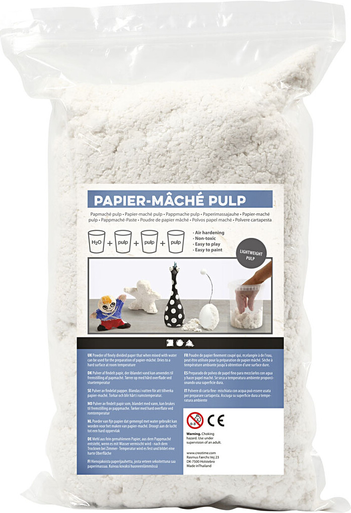 Papmaché Pulp - 400 G/ 1 Ps