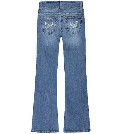 Grunt Hosen - Cancas Low Flare - Blue