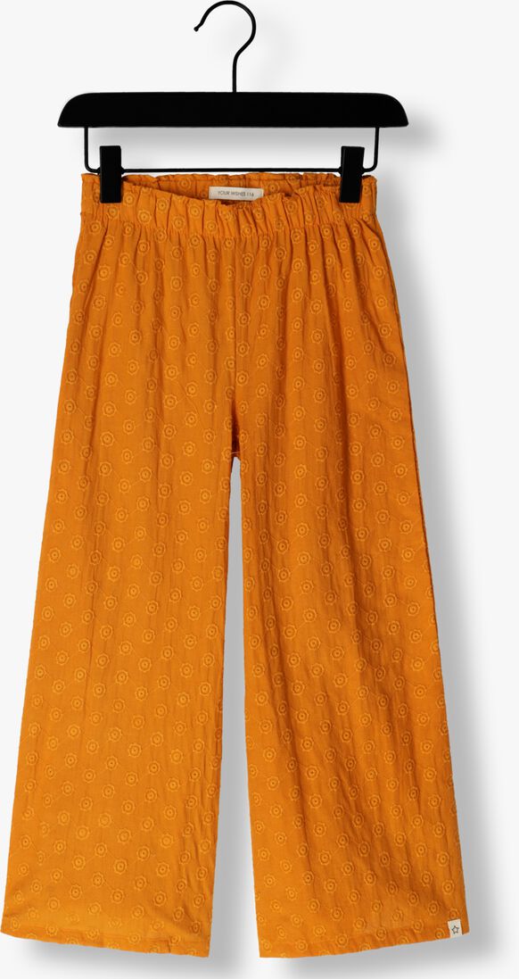 YOUR WISHES oranje your wishes flared broek bar
