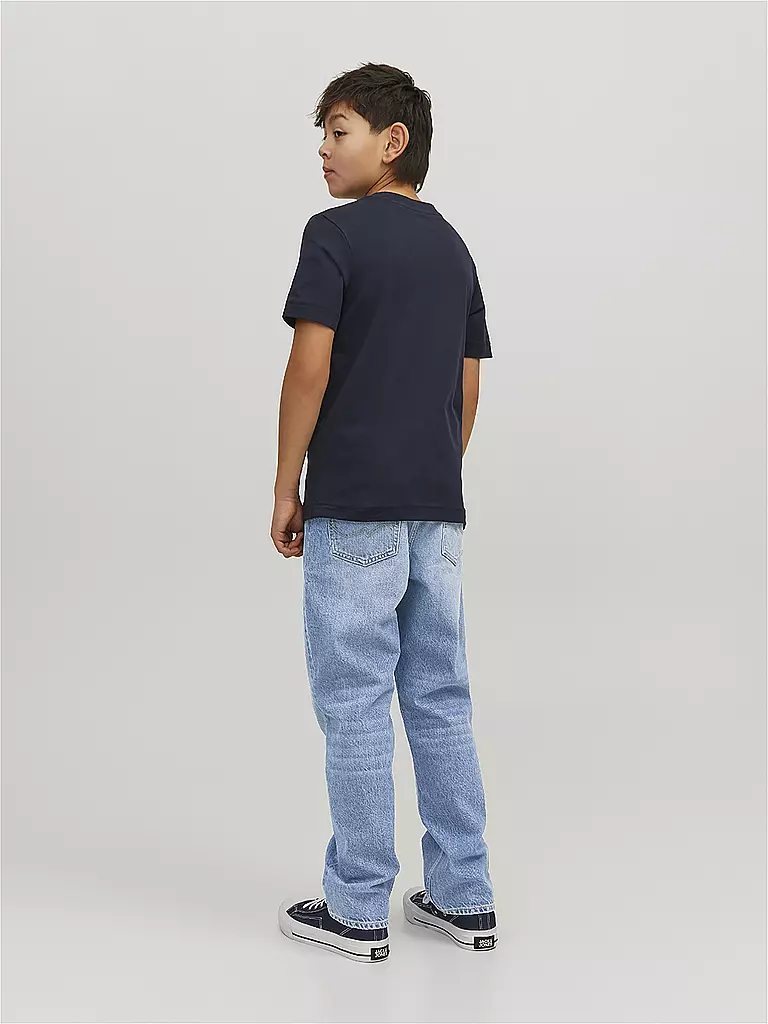 JACK & JONES Jungen Jeans Relaxed Fit JJICHRIS JJORIGINAL blau