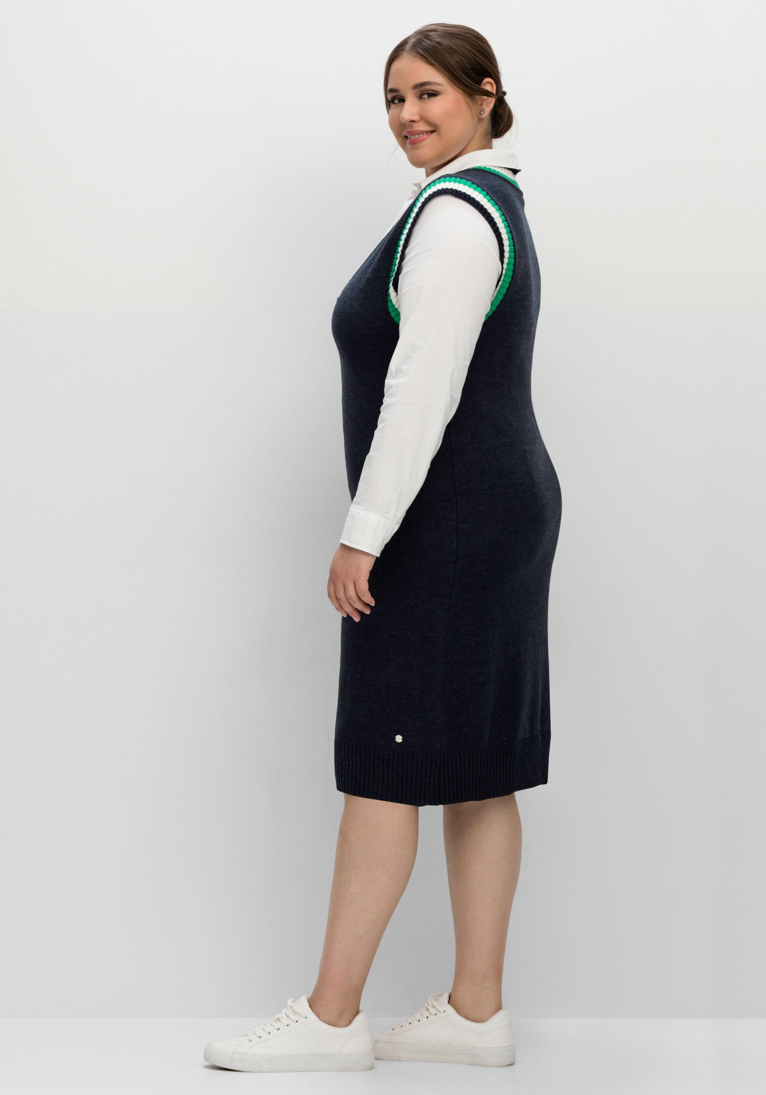 Strickkleid im Pullunder-Stil