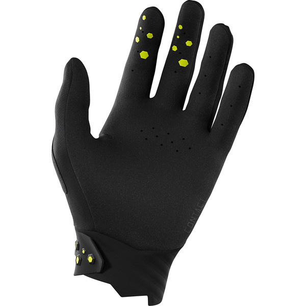 Shot - Gants Contact Draw Noir / Jaune fluo
