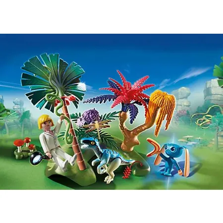 PLAYMOBIL® 6687 Super-4 Lost Island mit Alien und Raptor