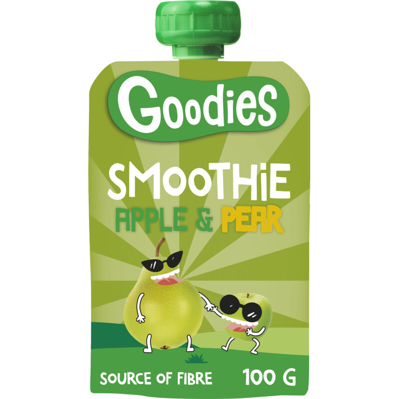 Goodies Knijpfruit smoothie appel & peer 3+
