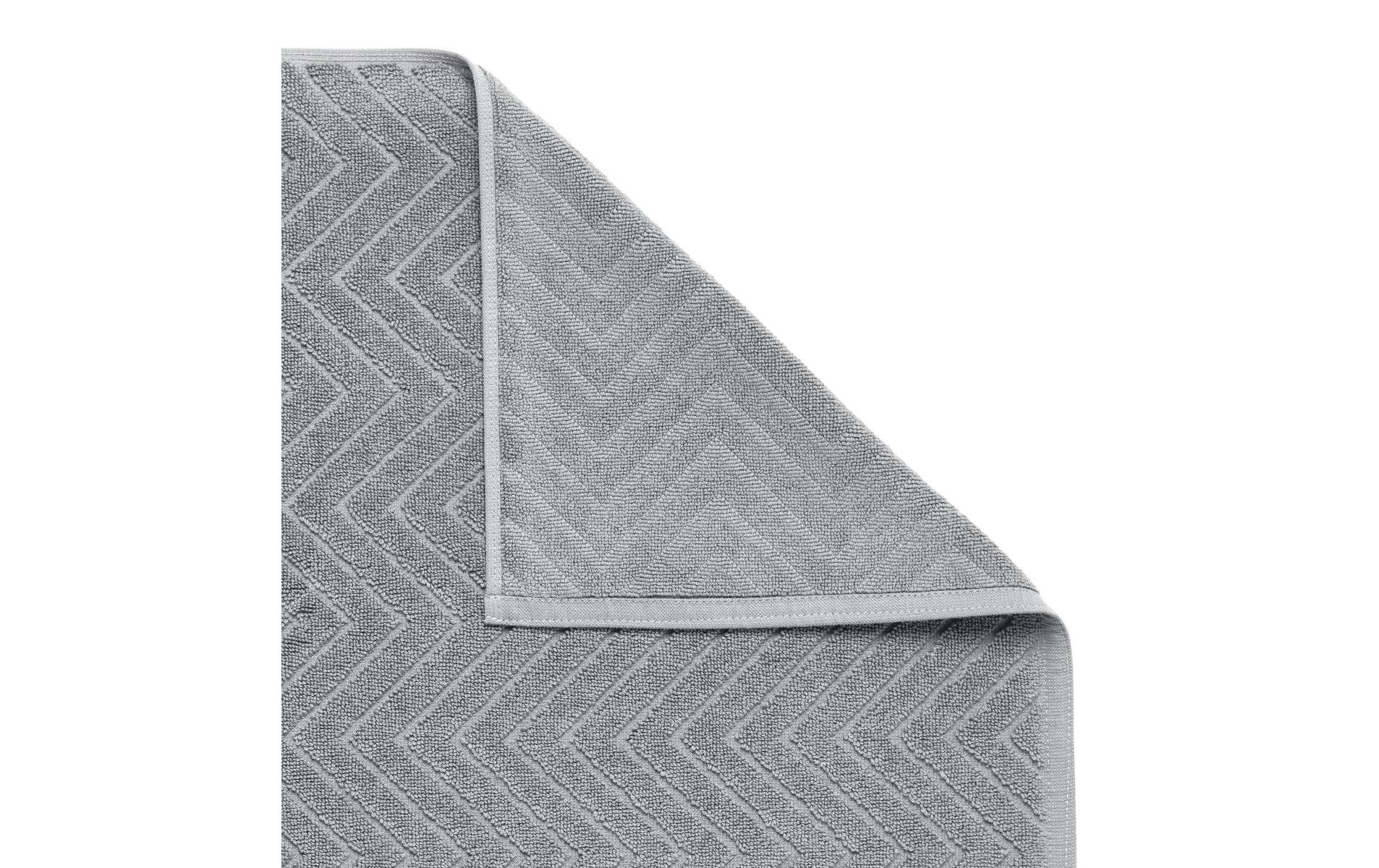 Frottiervorleger Chevron 50 x 70 cm, GrauDer ideale Begleiter für die tägliche Baderoutine