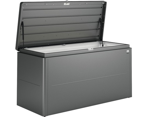 Biohort LoungeBox 160 opbergbox, 160 x 70 x 83,5 cm, donkergrijs metallic