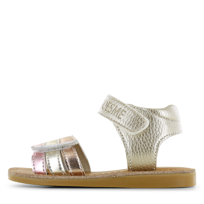 Shoesme metallic gouden sandaal Metallic, Microfiber leer | Meisjes schoene