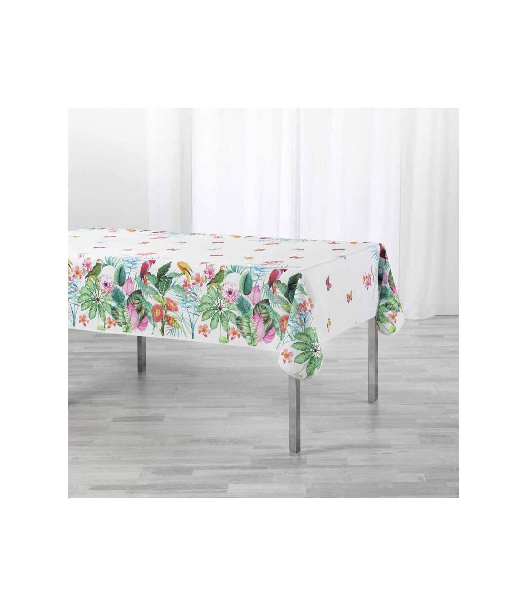 Nappe Antitache Tropical Vintage 150x240cm Multicolore