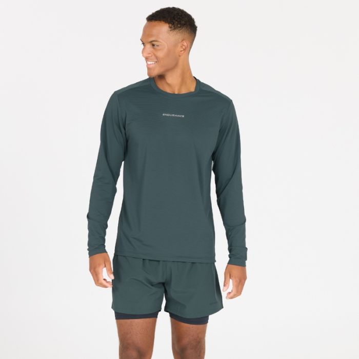 Endurance Herre Trøjer Loker Long Sleeve Tee Grøn